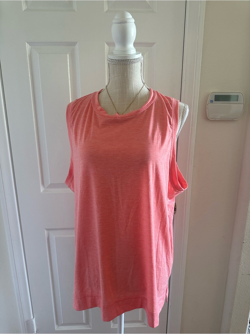 all in motion Coral Pink Muscle Tee Tank
